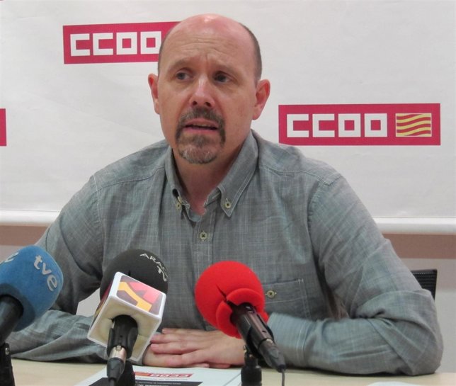 Secretario de Acción Sindical de CC.OO. En Aragón, Manuel Pina
