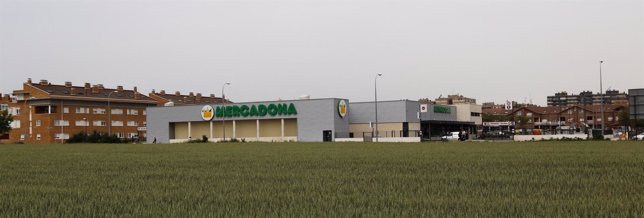 Imagen del supermercado de Mercadona en Barañáin.