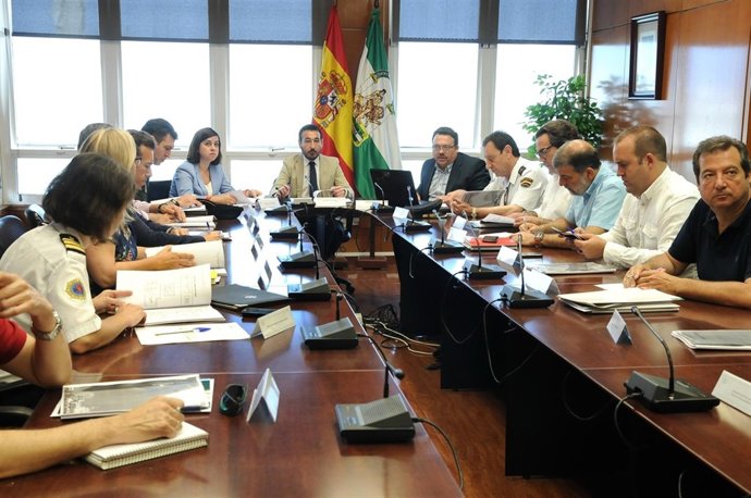 Reunión del Plan Romero presidida por el delegado de la Junta en Cádiz