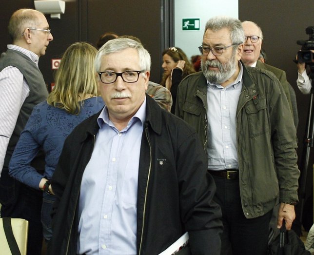Ignacio Fernández Toxo y Cándido Méndez