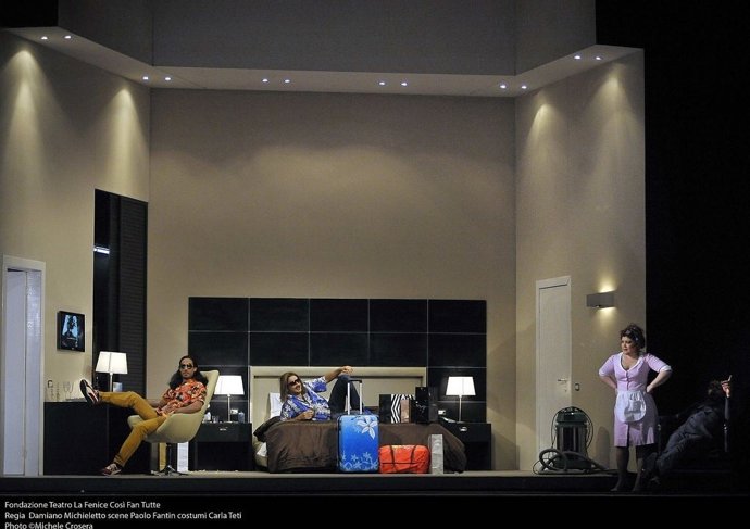 Representación de la ópera Così Fan Tutte en la Fondazione Teatro La Fenice