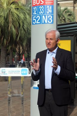 El candidato del PP, Eloy Suárez
