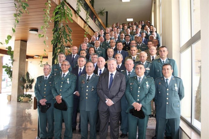 Acto del 171 aniversario de la Guardia Civil