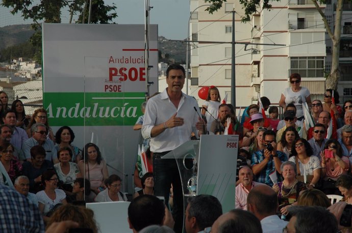Pedro Sánchez en Vélez-Málaga PSOE