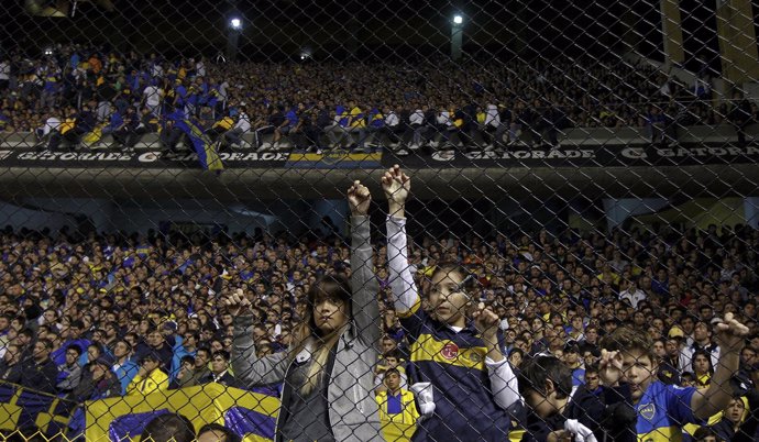 Afición del Boca Juniors de Argentina