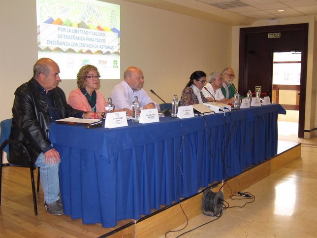 Representantes de la enseñanza concertada en Asturias