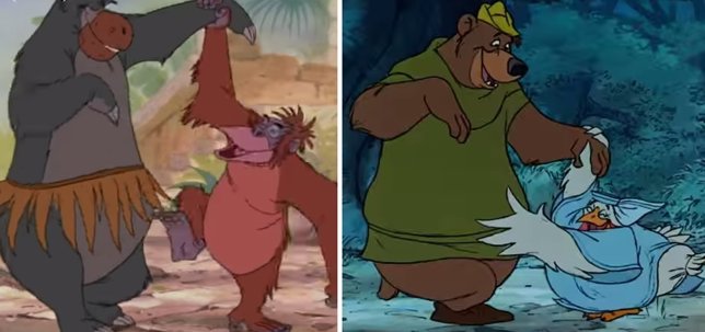 Escenas de Disney recicladas