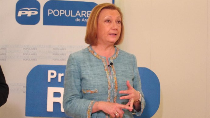 Luisa Fernanda Rudi, candidata del PP a la Presidencia de Aragón