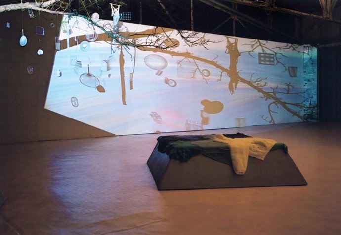 Una de las obras expuestas