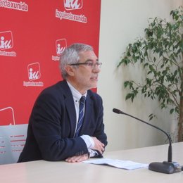 Gaspar Llamazares, candidato de IU a la Presidencia de Asturias