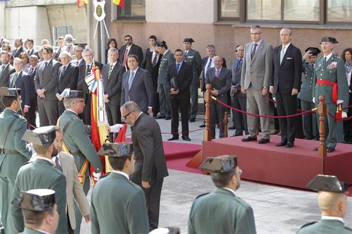 Foto de acto de la Guardia Civil en A Coruña