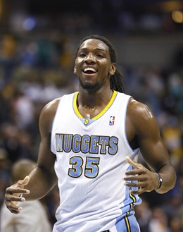 Faried, jugador de los Denver Nuggets