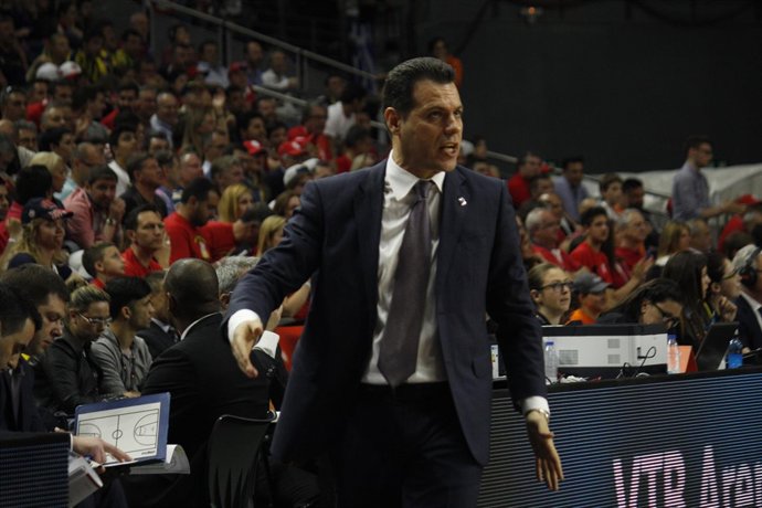 El entrenador del CSKA de Moscú, Dimitris Itoudis