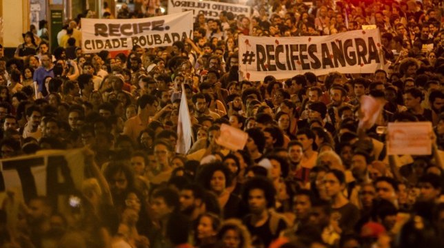 Protestas en Recife