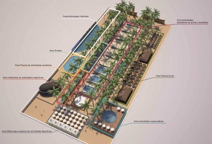 Plano del proyecto 'Jerez Beach'