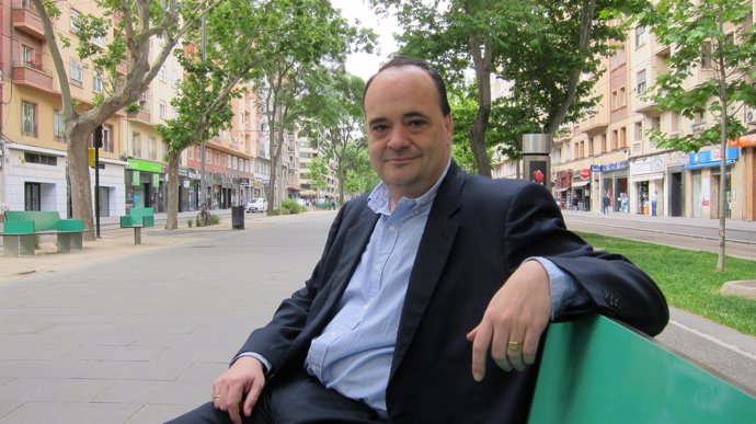 El candidato de UPyD a la Alcaldía de Zaragoza, Jesús López
