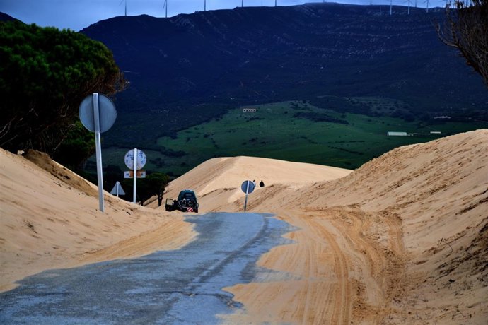 Carretera de acceso a Punta Paloma