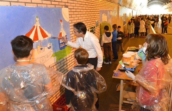 Intervención artística Pasaje peña