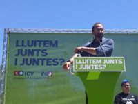 Herrera (ICV) avisa que si gana CiU "irá a por la educación y la sanidad"