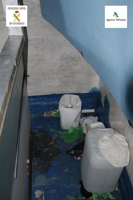 Detalle interior de doble fondo