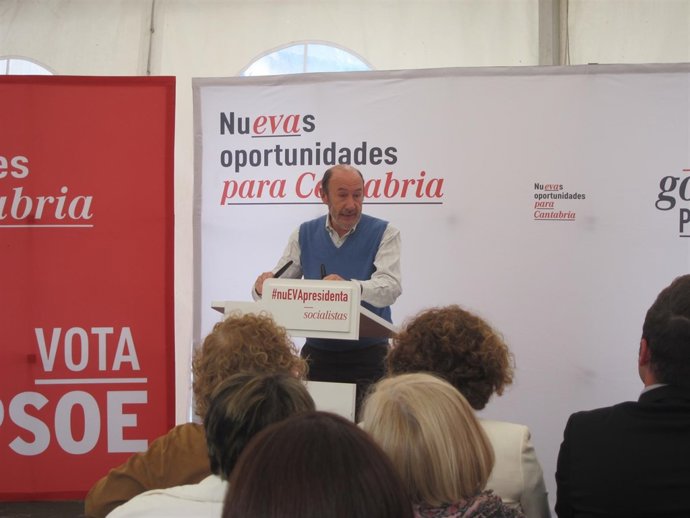 Rubacaba en el mitín