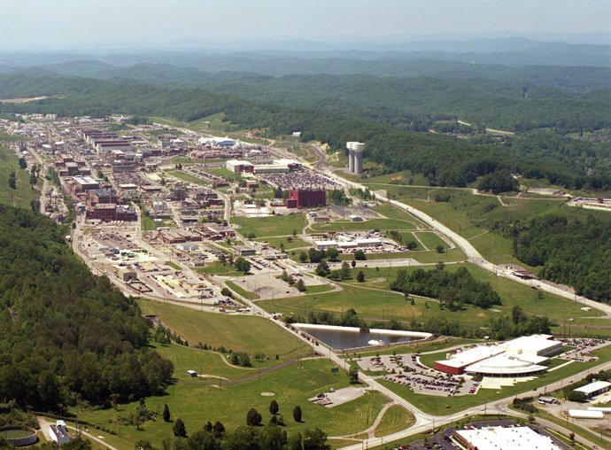 Handout photo of an aerial view of the Y-12 Plant  in Oak Ridge, Tennessee