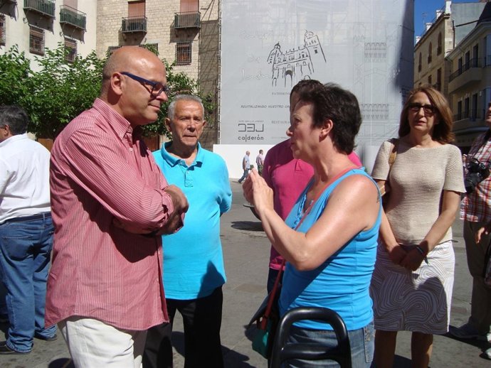 El candidato del PSOE a la Alcaldía de Jaén, Manuel Fernández