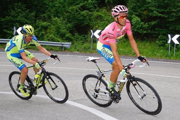 El ciclista español Alberto Contador (Tinkoff-Saxo)