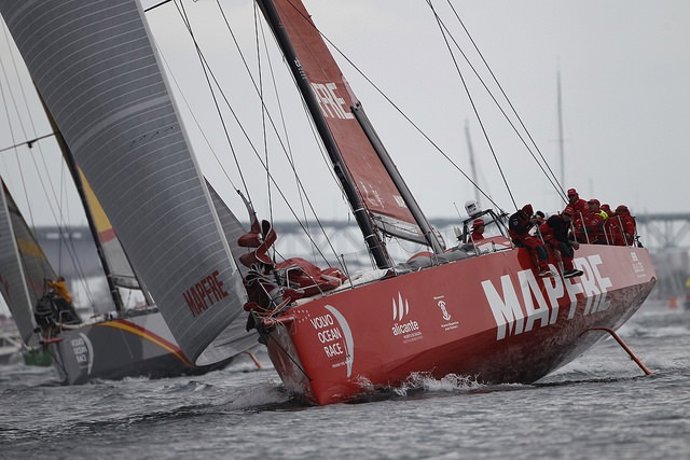 El 'MAPFRE', embarcación española en la Volvo Ocean Race