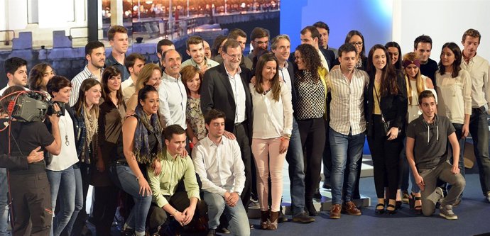 Rajoy participa en un mitín en Santander