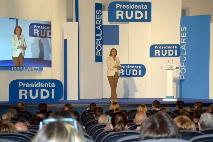 La candidata del PP a la Presidencia de Aragón, Luisa Fernanda Rudi.