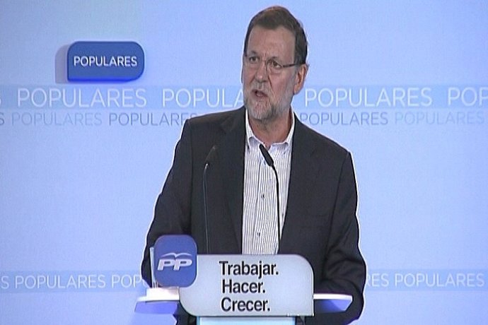 Rajoy: "El PP no ha nacido en ninguna tertulia de televisión"