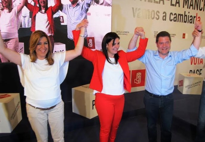Page y Susana Díaz en Puertollano 3