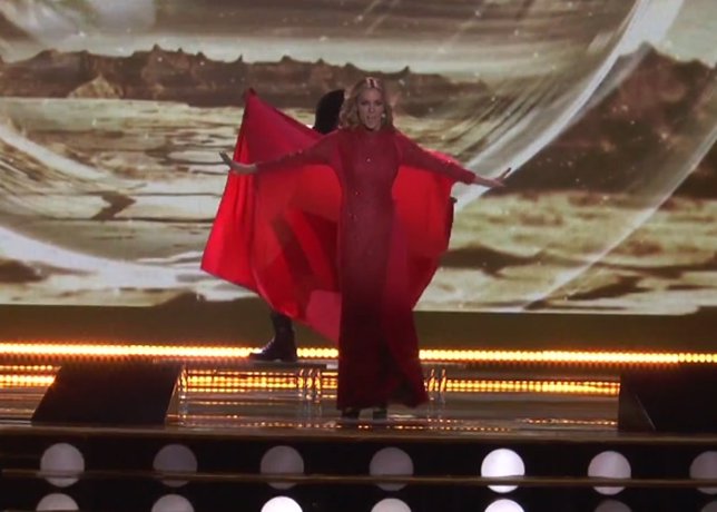 La Edurne más épica en su primer ensayo de Eurovisión 