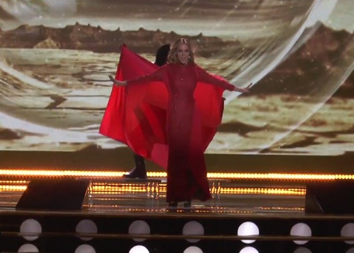 La Edurne más épica en su primer ensayo de Eurovisión 