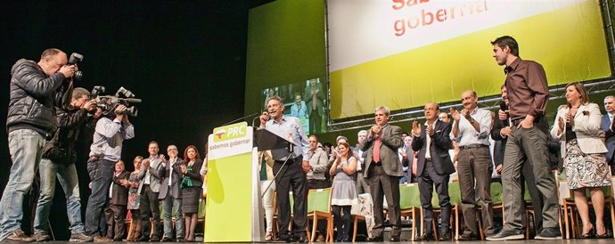 Mitín del PRC  en el Palacio de Festivales