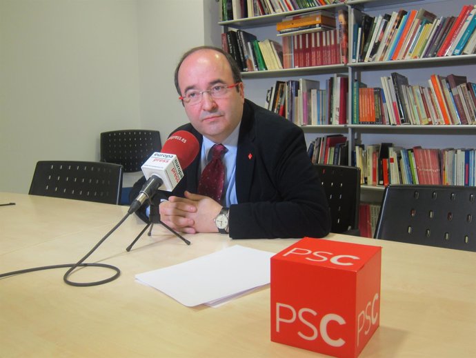 El primer secretario del PSC, Miquel Iceta. 