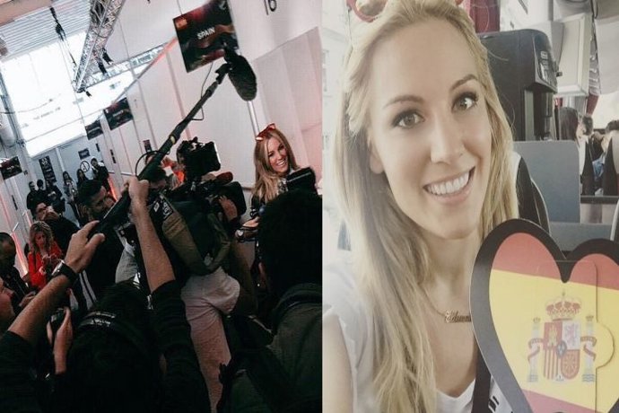 Edurne, la candidata más seguida de Eurovisión