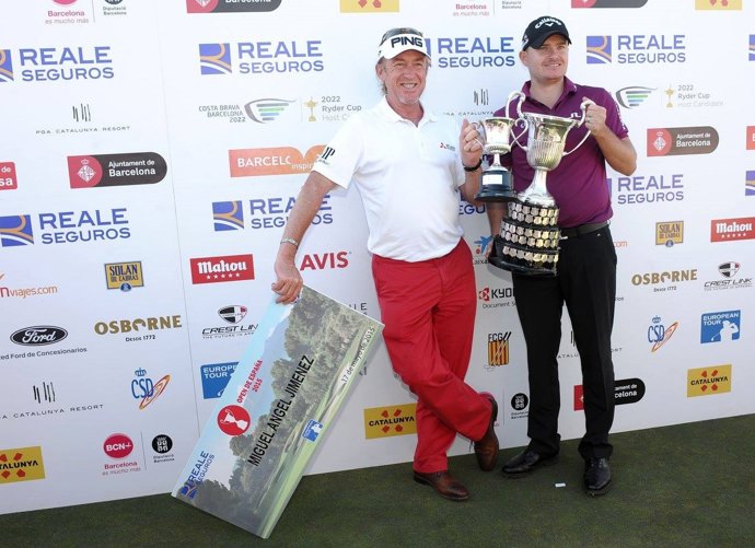 James Morrison y Miguel Ángel Jiménez en el Open de España