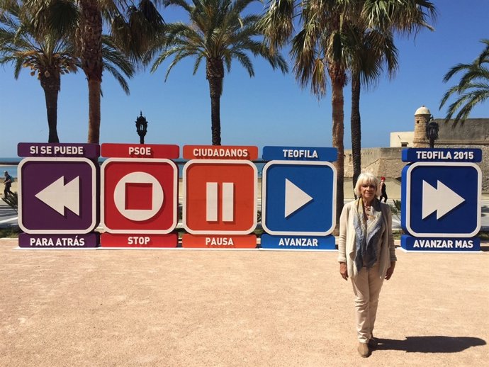 La alcaldesa de Cádiz, Teófila Martínez