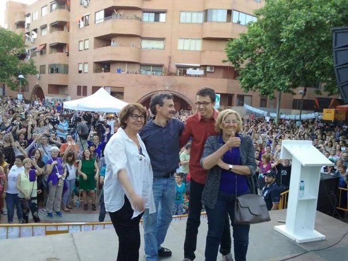 Acto de Podemos en Madrid