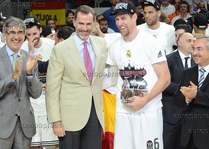FELIPE VI BALONCESTO REAL MADRID