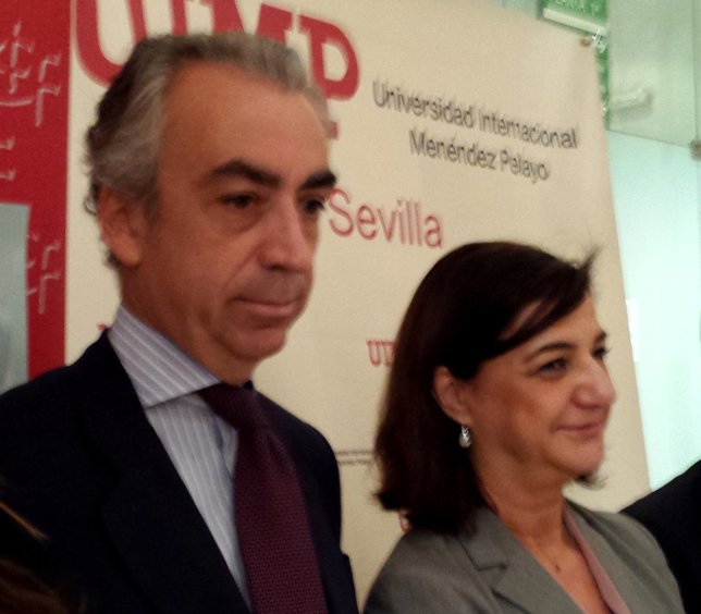 Miguel Ferre, secretario de Estado de Hacienda, en Sevilla.