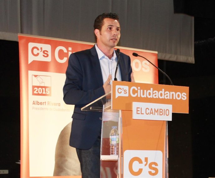 El candidato de Ciudadanos a la alcaldía del Ayuntamiento de Murcia, Mario Gómez
