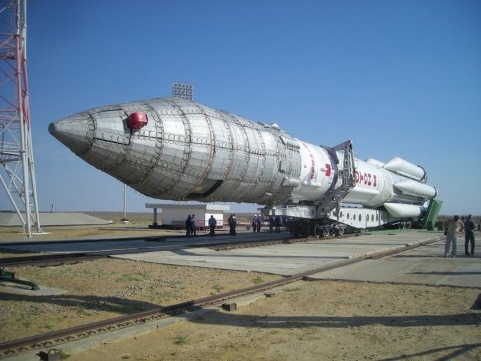El cohete ruso Proton-M