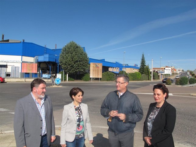 Manuel Blasco y otros miembros de la candidatura