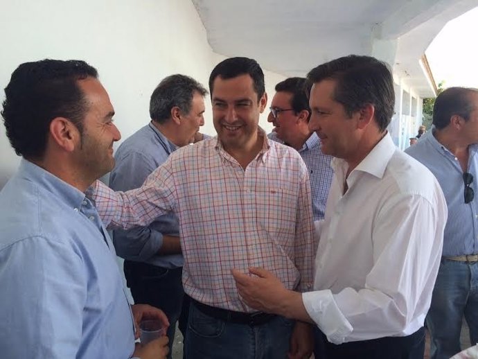 El presidente del PP andaluz, Juanma Moreno.