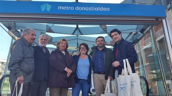 Miren Albistur y candidatos del PP