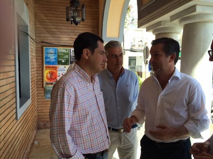 El presidente del PP andaluz, Juanma Moreno.