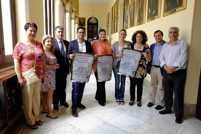 Presentación caminata solidaria málaga